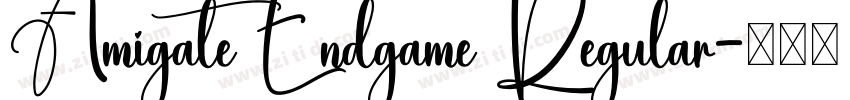 Amigate Endgame Regular字体转换